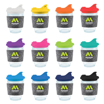 Vienna Coffee Cup / Snap Lid / RPET Band - Custom Promotional Product