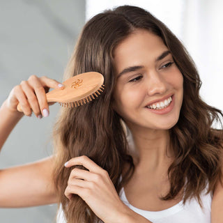 Spa Bamboo Hair Brush - Custom Promotional Product