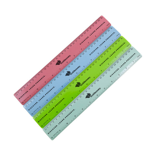 Recycled Plastic Ruler 30cm | Customisable Promotional Ruler