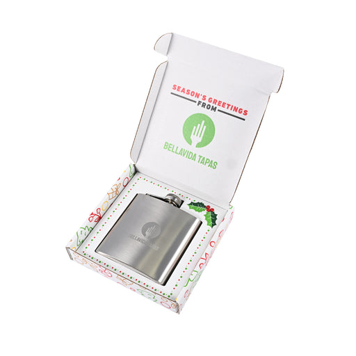 Elite Gift Set with Hip Flask - Custom Promotional Product