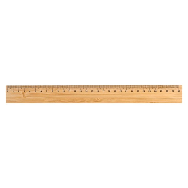 Bamboo 30cm Ruler - Custom Promotional Product