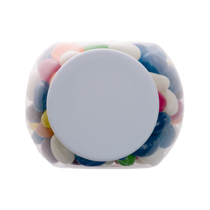 Assorted Colour Mini Jelly Beans in Container - Top