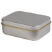Silver Rectangular Tin -