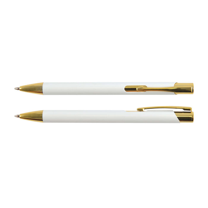 Napier Pen (Gold Edition) - White