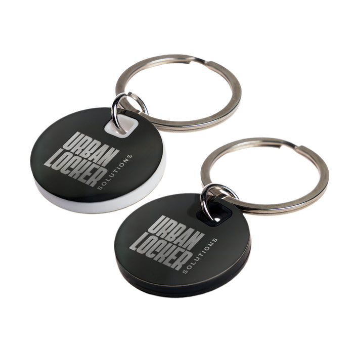 Circle Stainless Steel Keytag - Custom Promotional Product