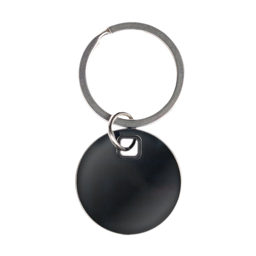 Circle Stainless Steel Keytag - Custom Promotional Product