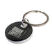 Circle Stainless Steel Keytag - Custom Promotional Product