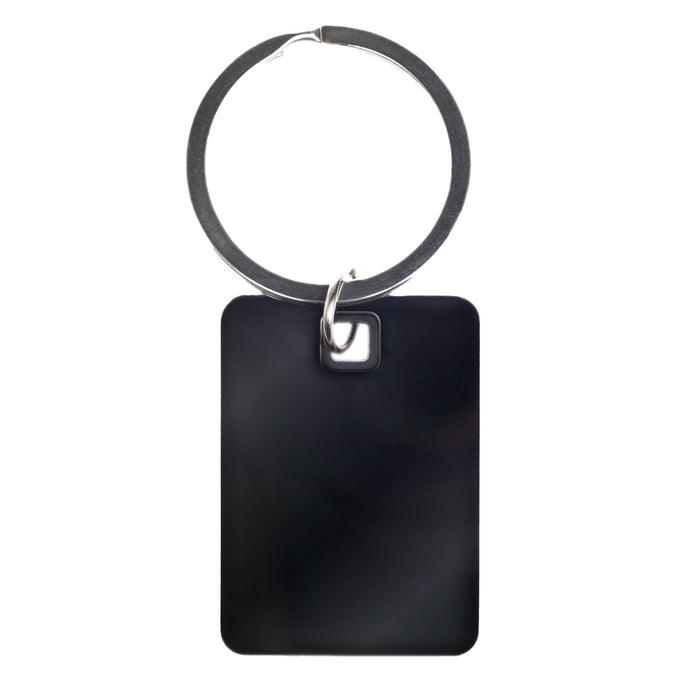 Rectangle Stainless Steel Keytag - Custom Promotional Product