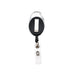 Premium Retractable ID Badge Holder - Black Back