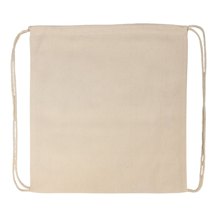 Calico Drawstring Library Backpack - Custom Promotional Product