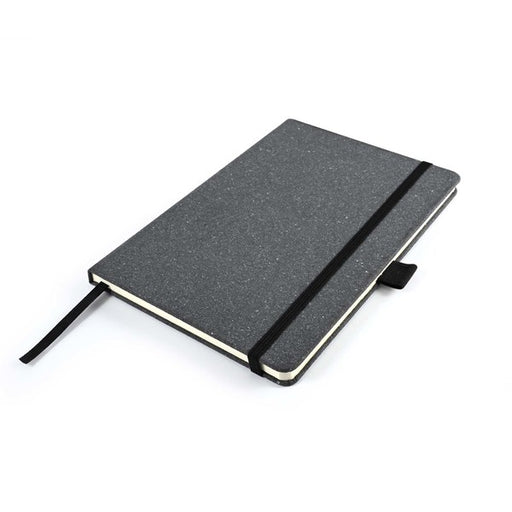 Astro Hard Cover Recycled Leather Notebook - Custom Promotional Product