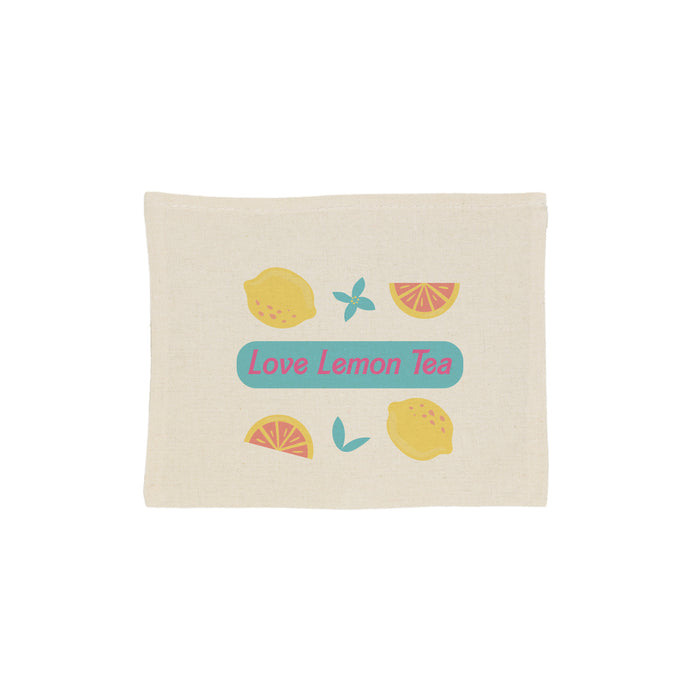 City Shopper Folding Calico Bag (LH) - Custom Promotional Product