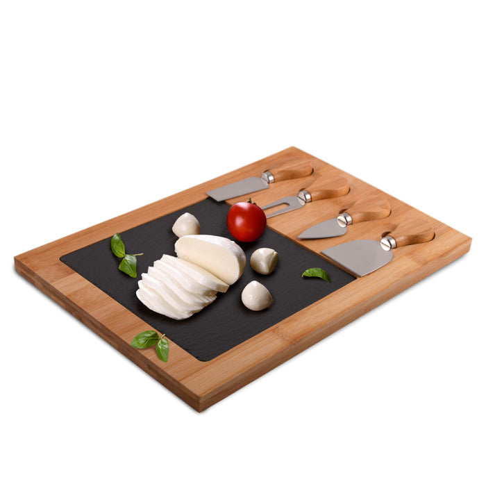 Mosaic Bamboo Slate Cheese Board - Custom Promotional Product