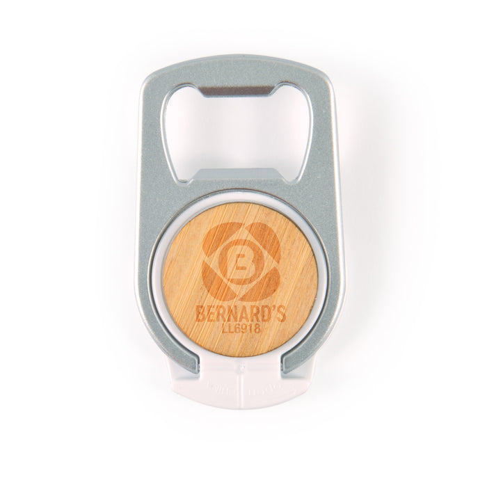 Lager Bottle Opener Phone Stand - Custom Promotional Product