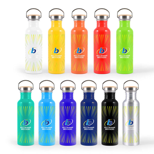 Chat Recycled Aluminium Drink Bottle - Custom Promotional Product