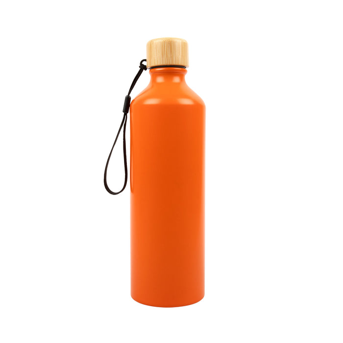 Gelato Aluminium Bottle with Bamboo Lid - Custom Promotional Product
