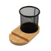 Bamboo Pen Tidy Phone Stand - Custom Promotional Product