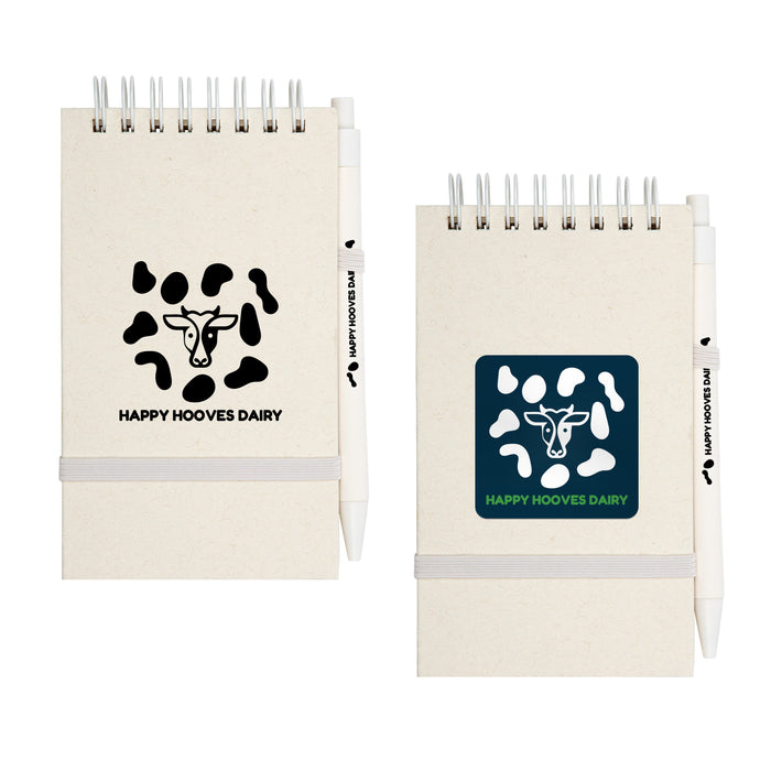 Milko Notepad With Pen - Custom Promotional Product