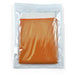 The Game Day Pack - An orange cooling towel neatly packed in a clear pouch, featuring a branding logo on the packaging.