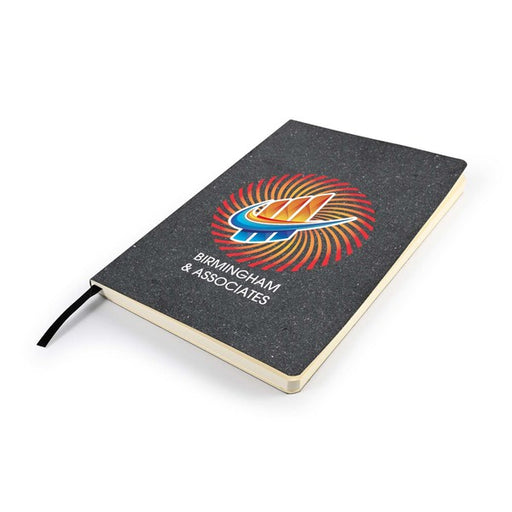 Astro Soft Cover Recycled Leather Notebook - Custom Promotional Product