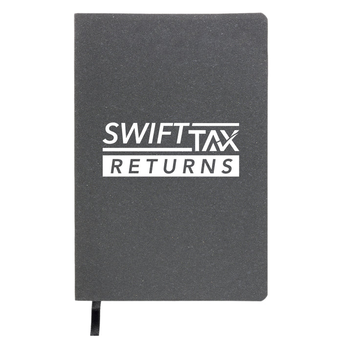 Astro Soft Cover Recycled Leather Notebook - Custom Promotional Product