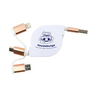 Fury 3 in 1 Cable - Custom Promotional Product