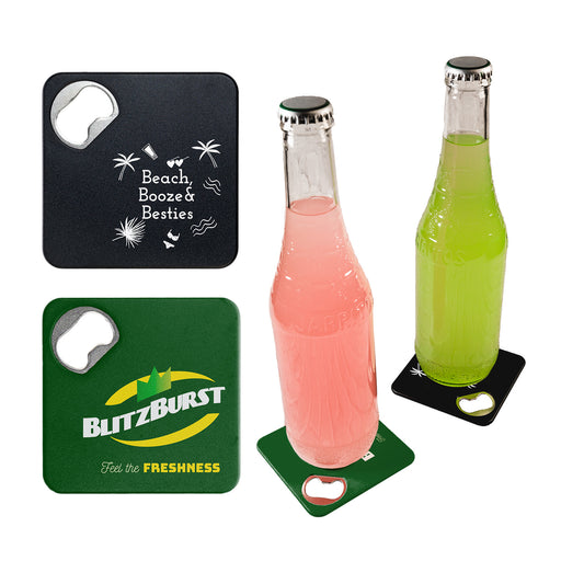 Quench Bottle Opener / Coaster - Custom Promotional Product