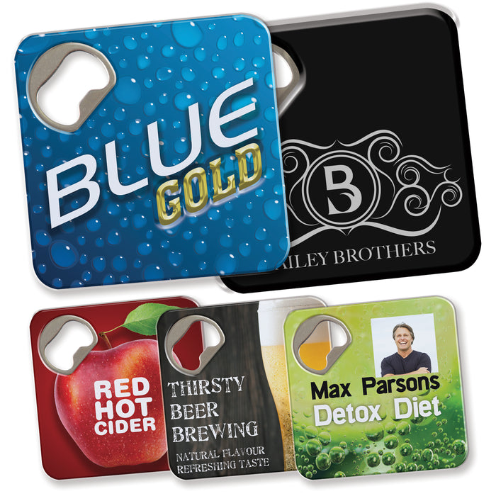 Quench Bottle Opener / Coaster - Custom Promotional Product