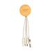 Sprite Round Bamboo Charging Cable - Custom Promotional Product