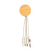 Sprite Round Bamboo Charging Cable - Custom Promotional Product