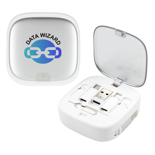 PowerFlex Retractable Cable Set - Custom Promotional Product