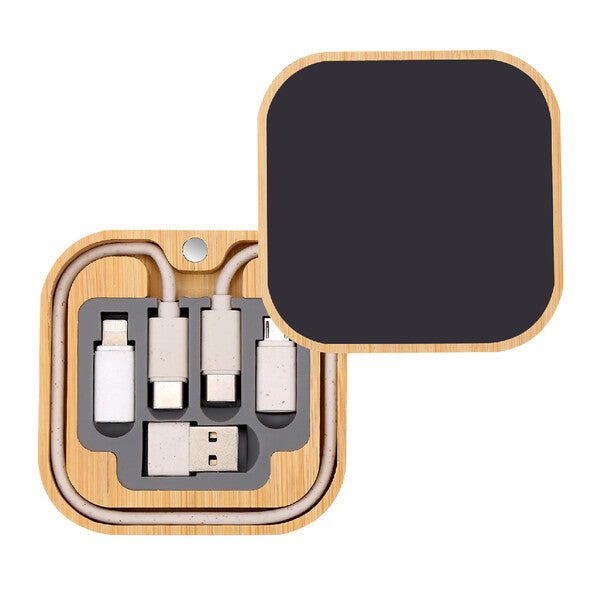 USB Adapter Charger Set (Square) - Custom Promotional Product