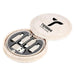USB Adapter Charger Set - Recycled Wheat (Round) - Custom Promotional Product