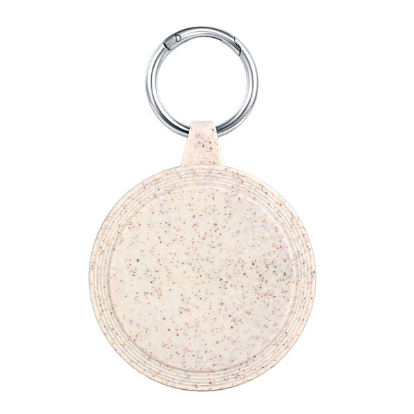 USB Adapter Charger Set - Recycled Wheat (Round) - Custom Promotional Product