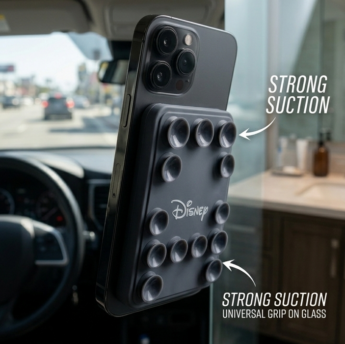 Silicone Suction Phone Holder with Adhesive Backing