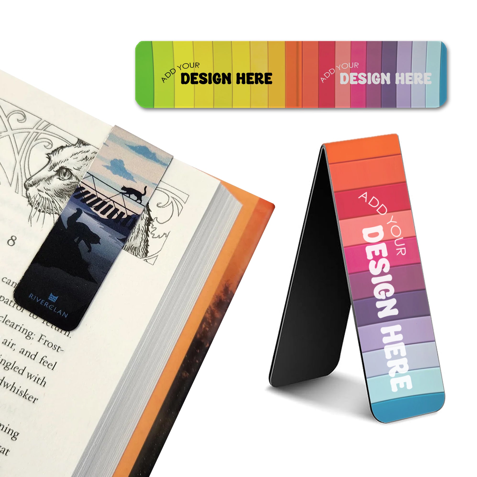 Book Mark Merch Custom Merch Magnetic Bookmark | Customisable Promotional Low Cost ...