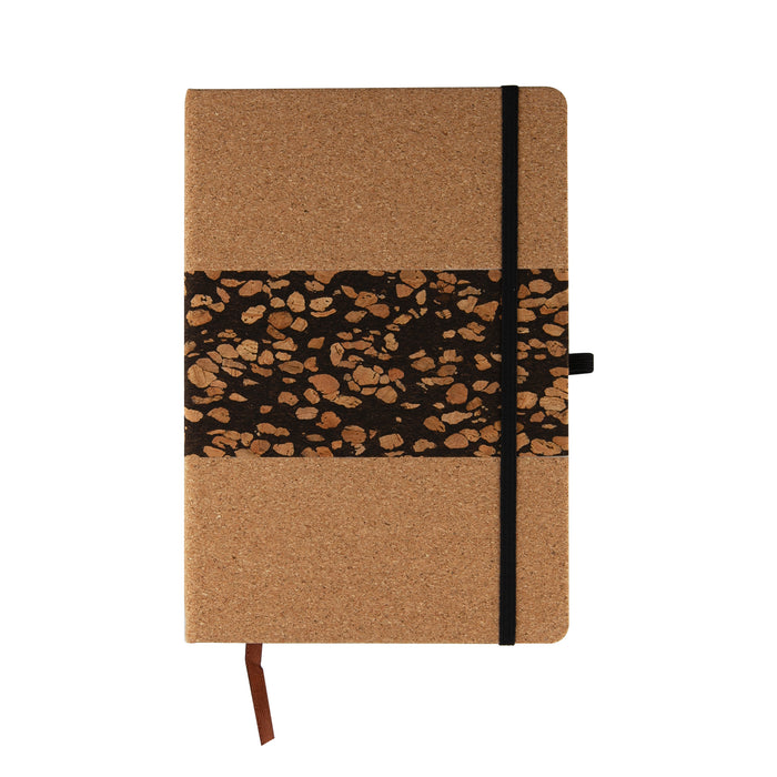 Cork and Coffee Grounds Notebook - Custom Promotional Product