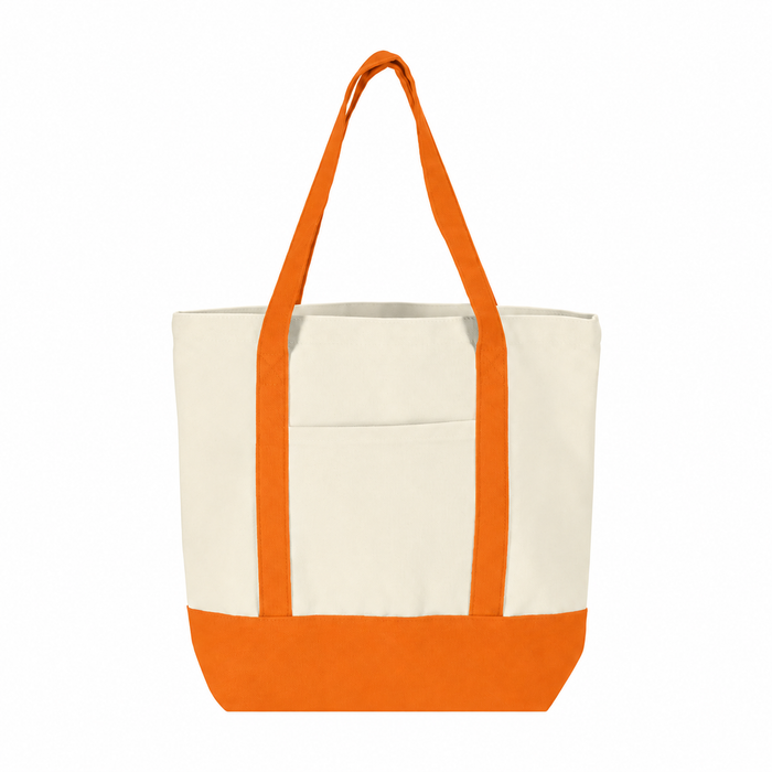 Canvas Tote Bag With Pockets