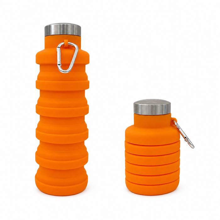 500ml Silicone Collapsible Water Bottle