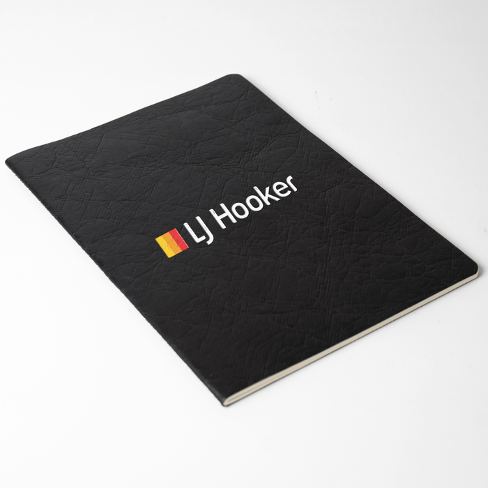 Velour DuPont Cover A5 Notebook - Custom Promotional Product