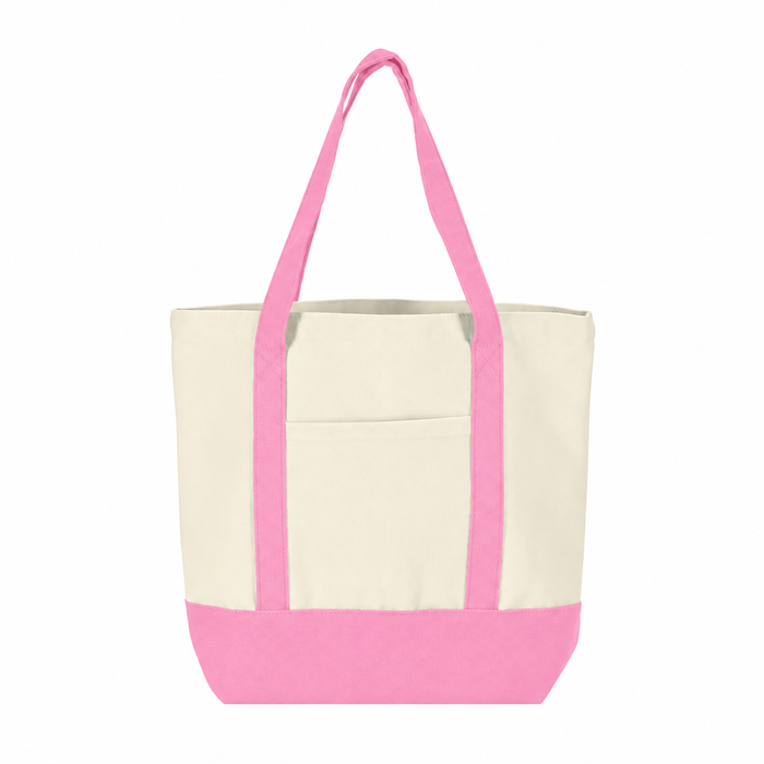 Canvas Tote Bag With Pockets