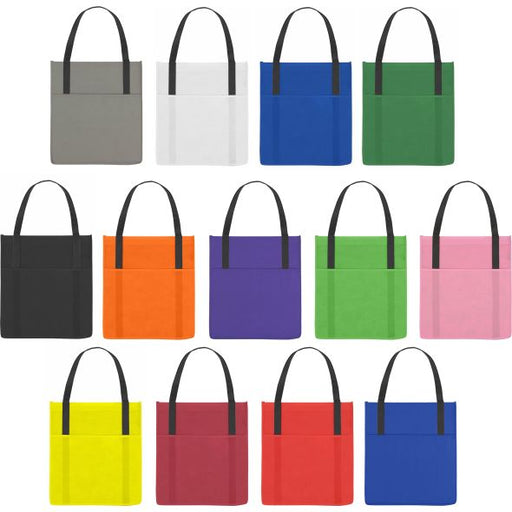 Non-Woven Shopper With Pocket - Custom Promotional Product