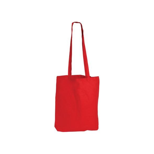 Boston Long Handle Coloured Calico Bag - Custom Promotional Product