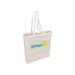 White Calico Bag With Long Handles - Custom Promotional Product