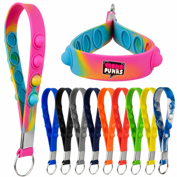 Push Pop Stress Reliever Keychain