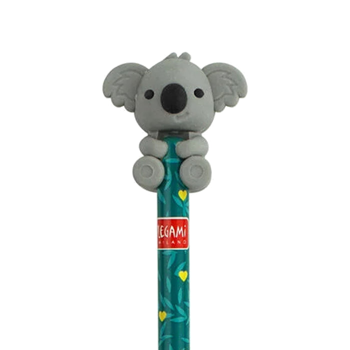 Koala Pencil-Top Rubber Eraser - Custom Promotional Product