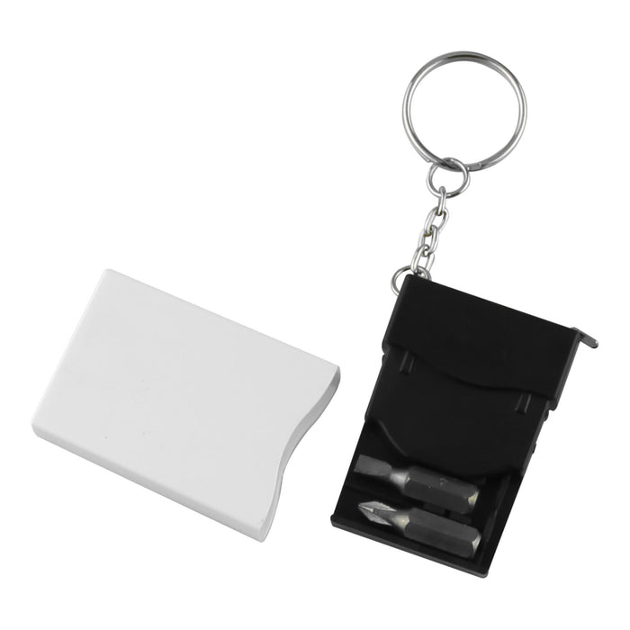 Mini Screwdriver Tape Key Ring - Custom Promotional Product