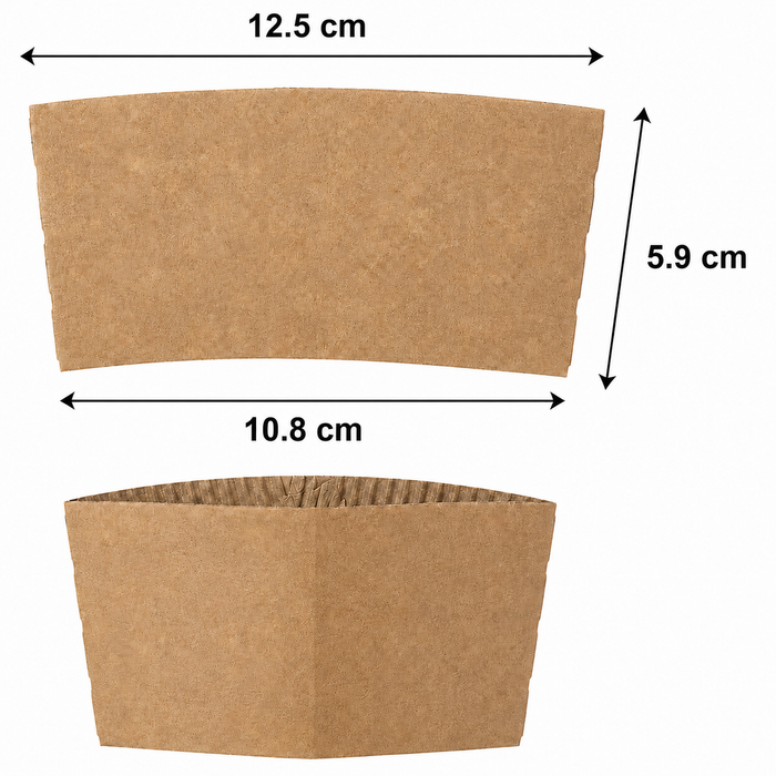 Kraft Coffee Cup Sleeves