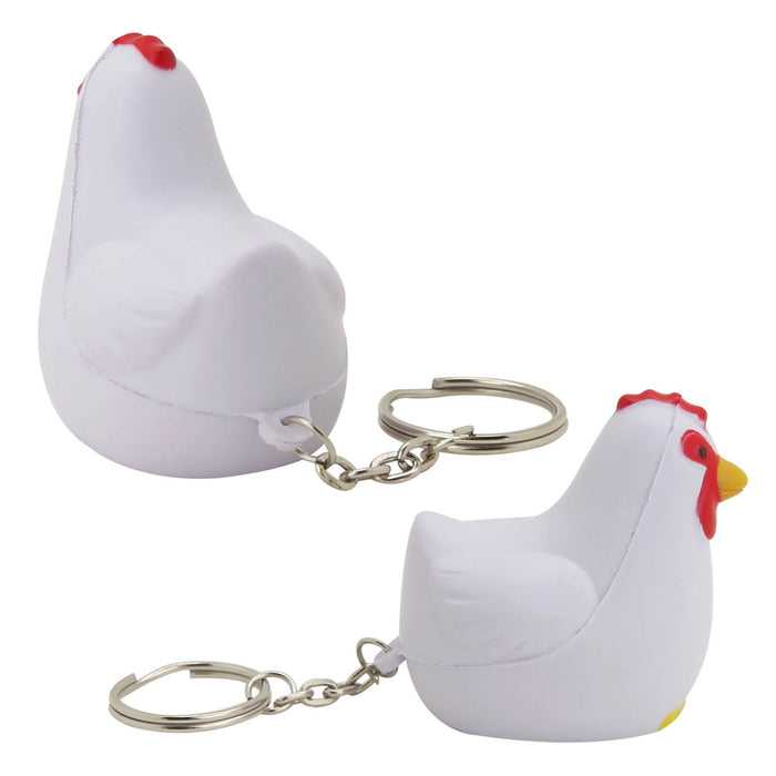Stress Rooster Key Ring - Custom Promotional Product