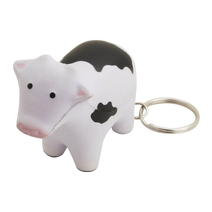 Stress Cow Key Ring - Custom Promotional Product